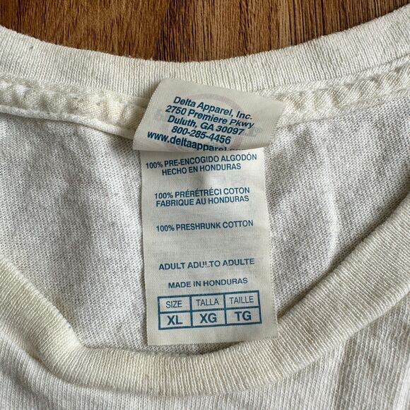 Delta Pro Weight Glow SkyZone Play Everyday Men's XL White Graphic  T-Shirt - Picture 5 of 11